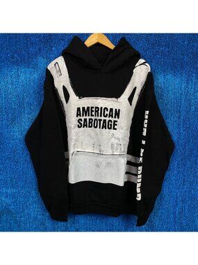 Travis Scott “American Sabotage” Graphic Hoodie Size XL